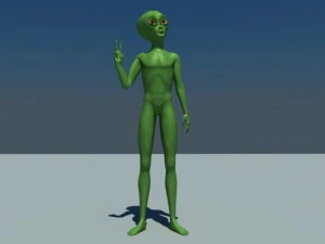 green alien 3D Model