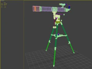 telesc&oacute;pio bresser messier Modelo 3D