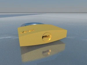 발렉스 자물쇠 3D 모델