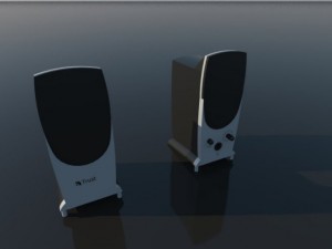 trust speakers 3D-Modell