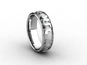 mens hebrew wedding band 3D Print Model