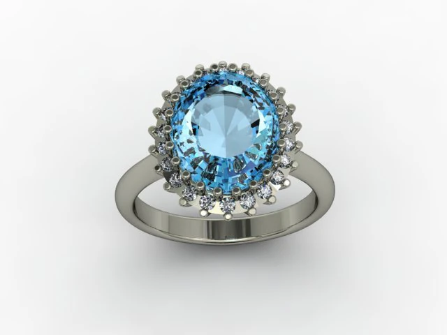 cluster setting ring 3D Print Model .c4d .max .obj .3ds .fbx .stl .blend 