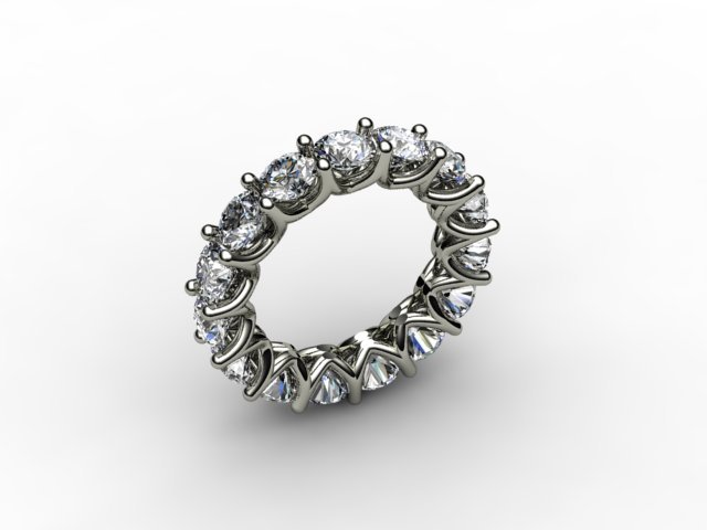 u shape eternity band Model do druku 3D .c4d .max .obj .3ds .fbx .stl .blend 