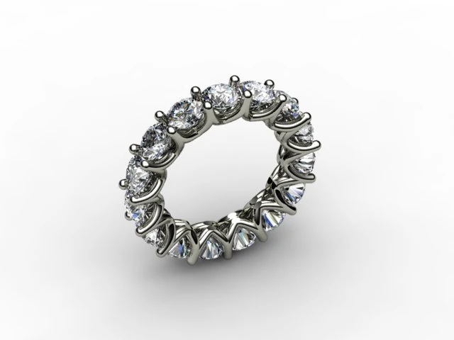 u shape eternity band 3D Print Model .c4d .max .obj .3ds .fbx .stl .blend 