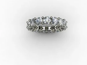 u shape eternity band 3D Print Model