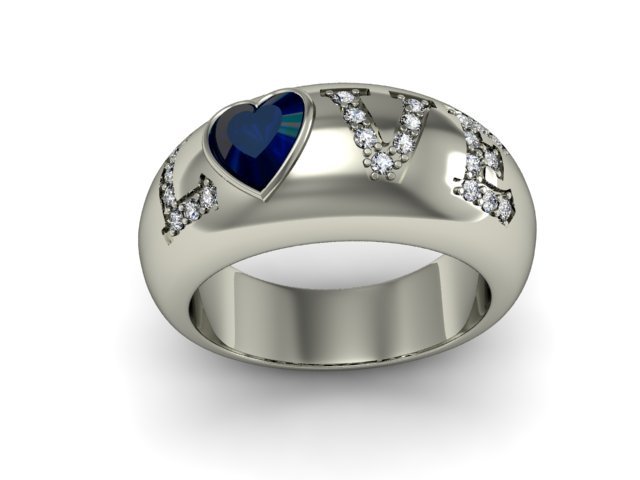 love ring Modèles 3D en vedette .c4d .max .obj .3ds .fbx .stl .blend 