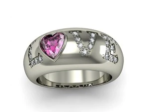 love ring 3D Print Model