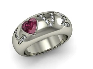 love ring 3D Print Model