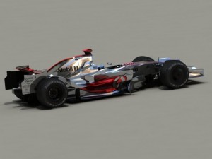 mclaren mercedes mp423 3D Модель