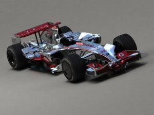 mclaren mercedes mp423 3D Модель