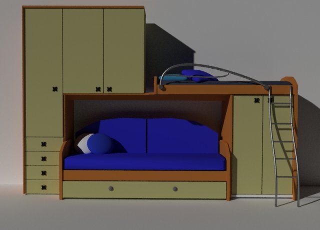bed 3D मॉडल .c4d .max .obj .3ds .fbx .stl .blend