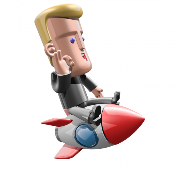 man rocket Modelo de impresión 3D .c4d .max .obj .3ds .fbx .stl .blend 