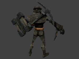 stone soldier 3D Model