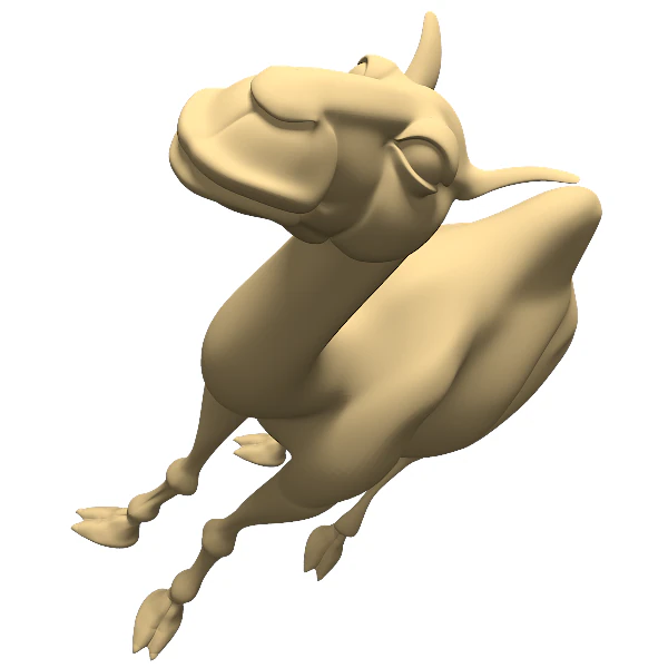 верблюд 3D Модель .c4d .max .obj .3ds .fbx .stl .blend