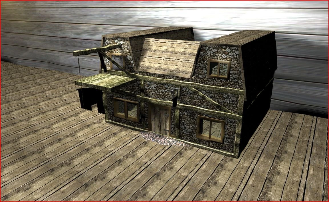 restaurant 3D Model .c4d .max .obj .3ds .fbx .stl .blend 