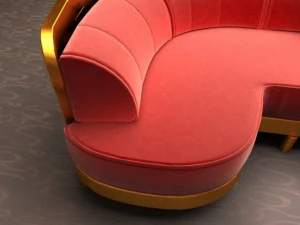 dynasty kz  sofa combination 3D Model