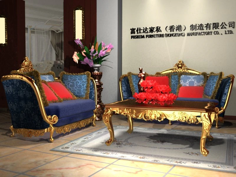 fushida sofa 3D Model .c4d .max .obj .3ds .fbx .stl .blend 