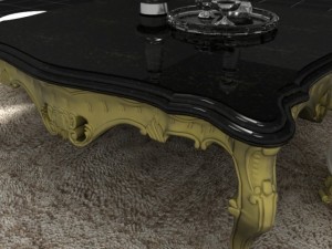 boloni tea table Modelo 3D