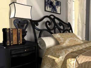 chun mei shijia american bed Modello 3D