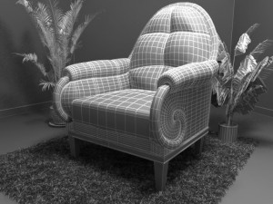 11002chair Modèle 3D