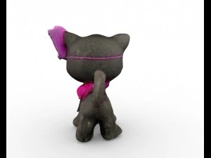 cute cat full rigged 3D Model