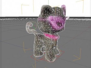 cute cat full rigged 3D Model
