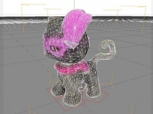 cute cat full rigged 3D Model