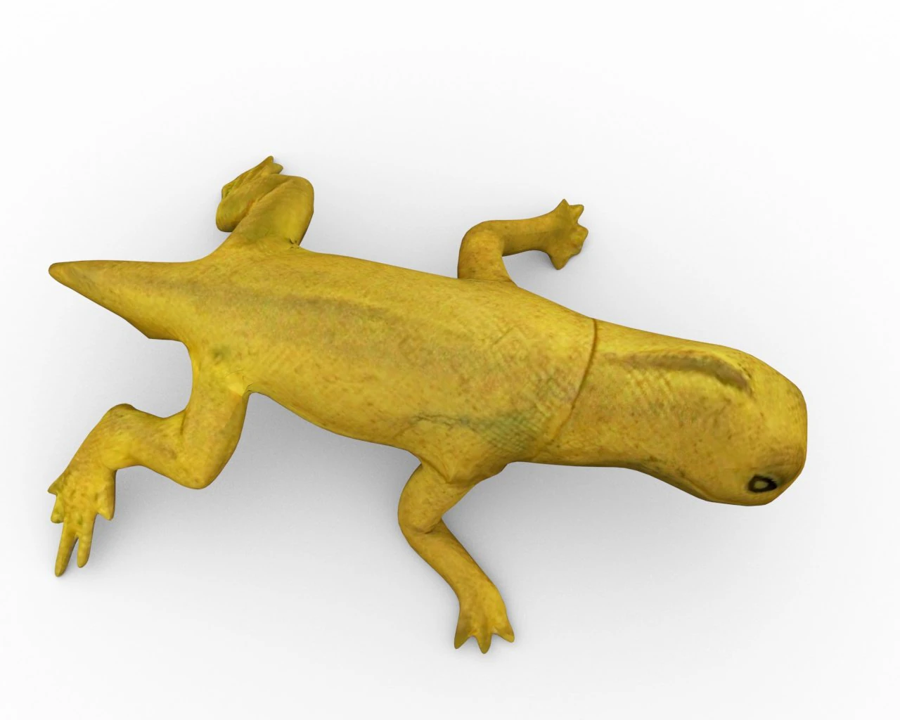 hagedis vol opgetuigd 3D Model .c4d .max .obj .3ds .fbx .stl .blend 