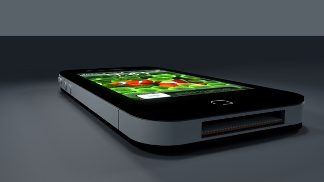 apple iphone 4g 3D 模型 .c4d .max .obj .3ds .fbx .stl .blend