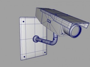 security camera Modello 3D