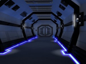 scifi corridor 3D Model