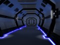 scifi corridor Model 3D