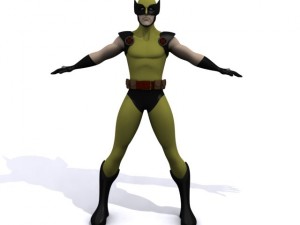 wolverine Modello 3D