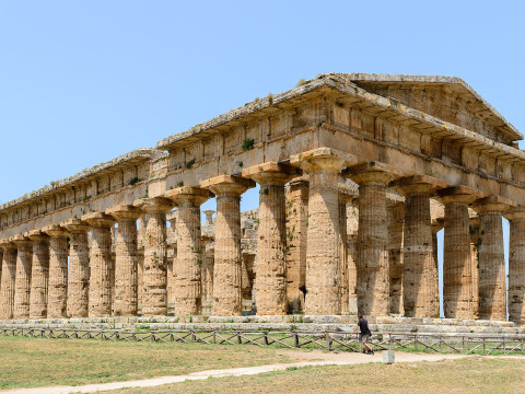 Italy Paestum Temple Of Poseidon-Second Temple Of Hera 3D Model