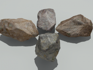 rock set 1 3D Модель