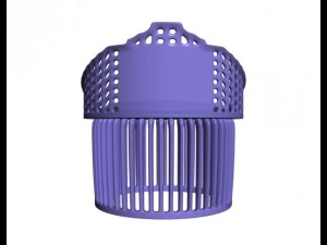 chaise moelleuse Modèle 3D