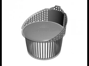 chaise moelleuse Modèle 3D