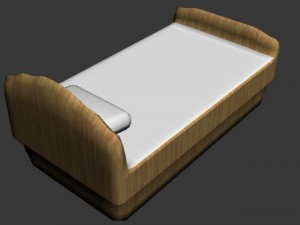 bed 3D Model
