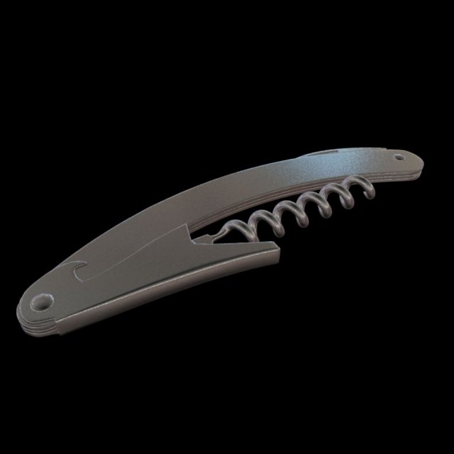 corkscrew 3D मॉडल .c4d .max .obj .3ds .fbx .stl .blend 