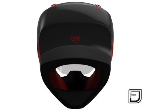 black and red helmet h07 Model 3D