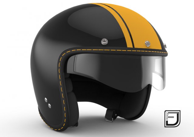 black r helmet h08 3D 모델 .c4d .max .obj .3ds .fbx .stl .blend 