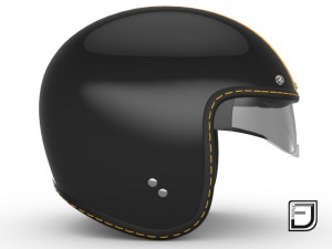 black r helmet h08 3D 모델