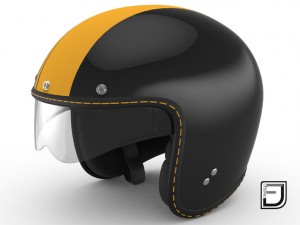 black r helmet h08 3D 모델
