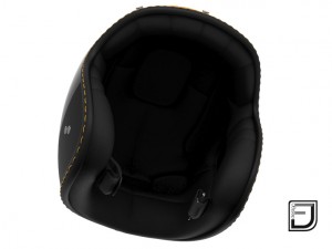 black r helmet h08 3D 모델