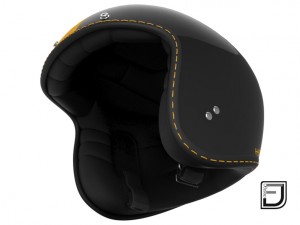 black r helmet h08 3D 모델