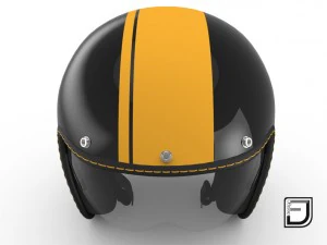 black r helmet h08 3D Model