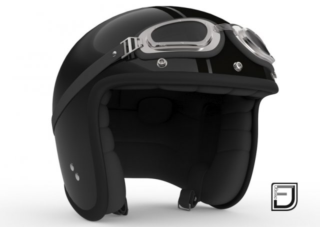 black r helmet h09 3D मॉडल .c4d .max .obj .3ds .fbx .stl .blend
