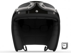 black r helmet h09 3D मॉडल