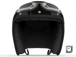 black r helmet h09 3D Model