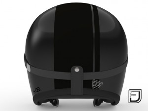 black r helmet h09 3D मॉडल